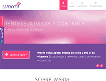 Tablet Screenshot of mujerwarmi.com
